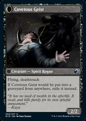 Covert Cutpurse // Covetous Geist [Innistrad: Midnight Hunt] | Cards and Coasters CA