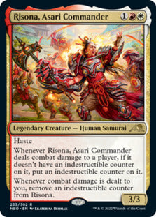 Risona, Asari Commander [Kamigawa: Neon Dynasty] | Cards and Coasters CA