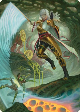 The Eternal Wanderer Art Card [Phyrexia: All Will Be One Art Series] | Cards and Coasters CA