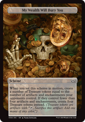 My Wealth Will Bury You (Full Art) [Duskmourn: Archenemy] | Cards and Coasters CA