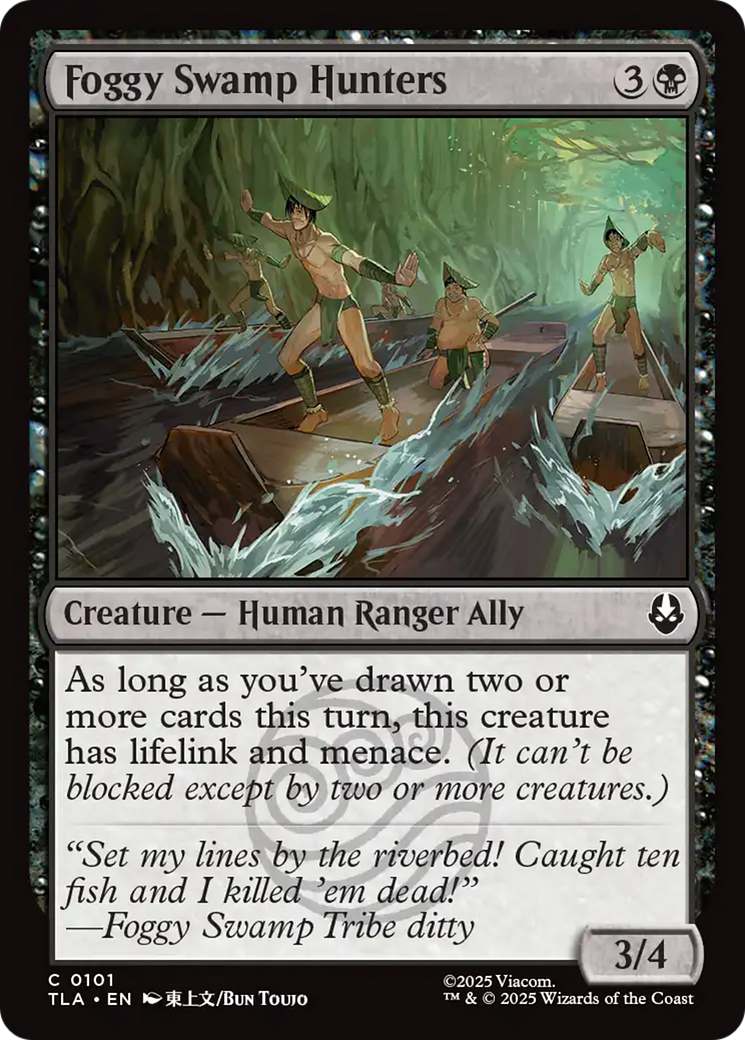 Foggy Swamp Hunters [Avatar: The Last Airbender] | Cards and Coasters CA