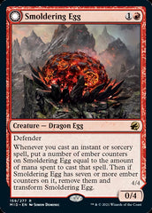 Smoldering Egg // Ashmouth Dragon [Innistrad: Midnight Hunt] | Cards and Coasters CA