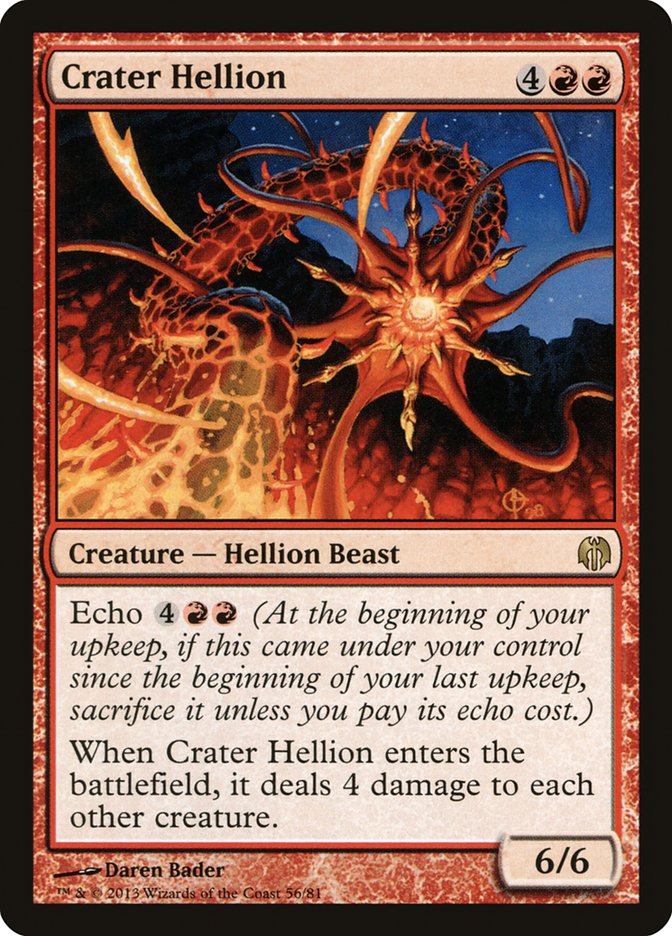 Crater Hellion [Duel Decks: Heroes vs. Monsters] | Cards and Coasters CA