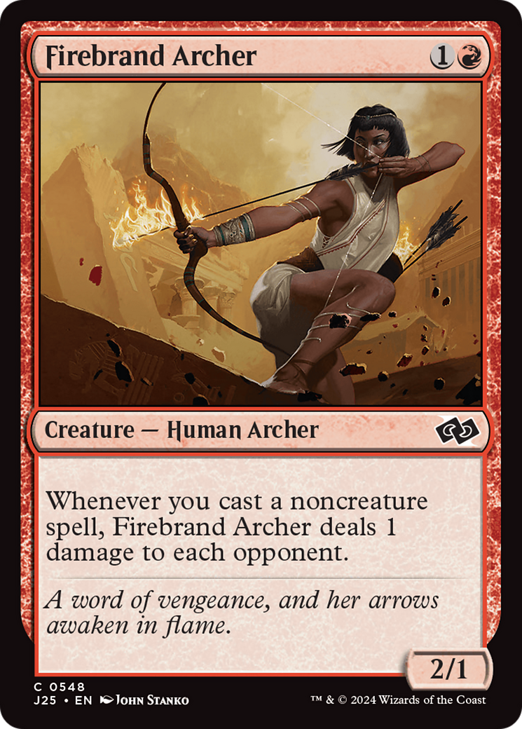 Firebrand Archer [Foundations Jumpstart] | Cards and Coasters CA