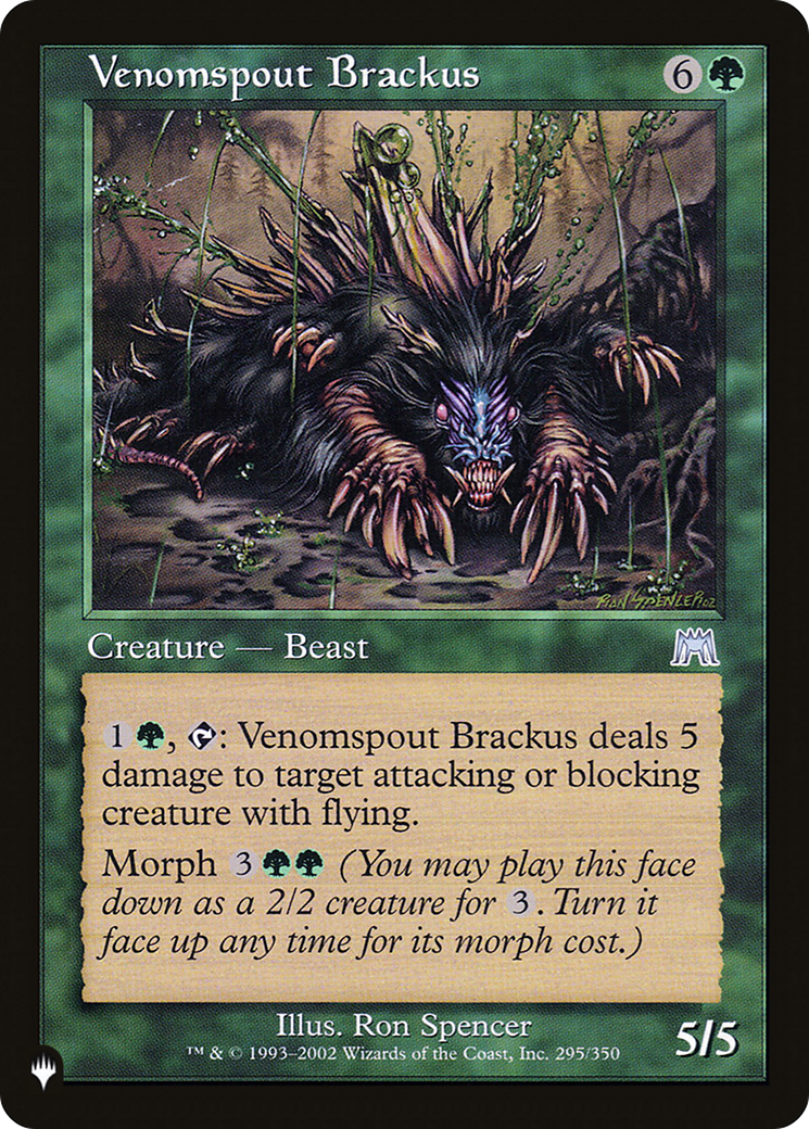 Venomspout Brackus [The List Reprints] | Cards and Coasters CA