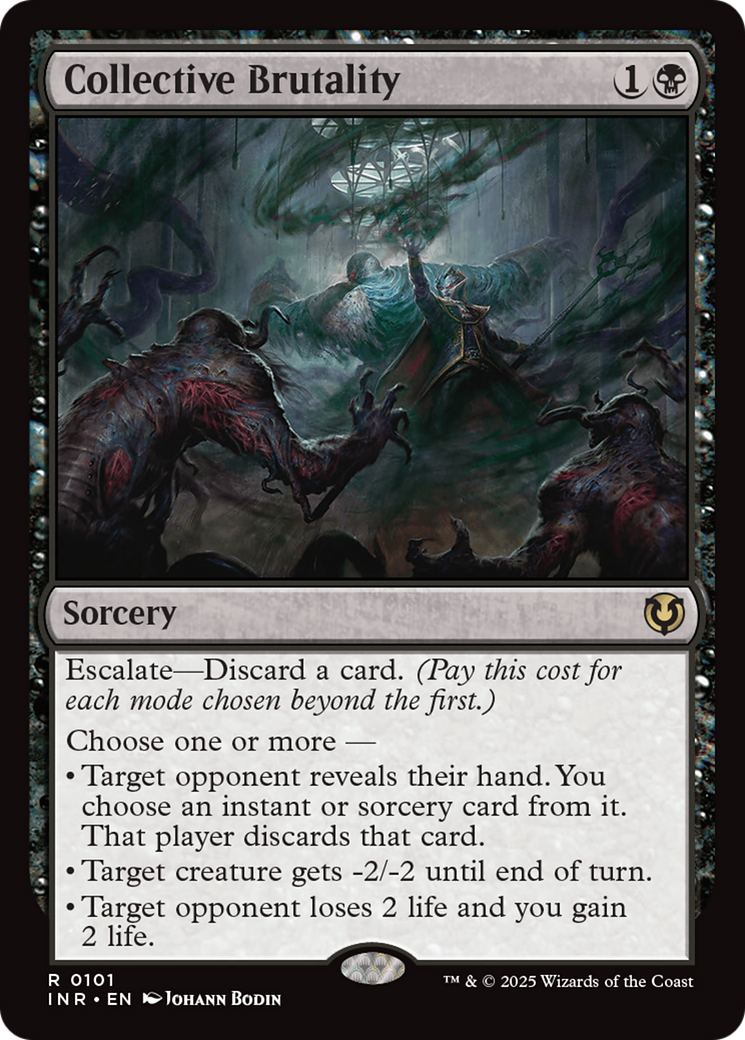 Collective Brutality [Innistrad Remastered] | Cards and Coasters CA