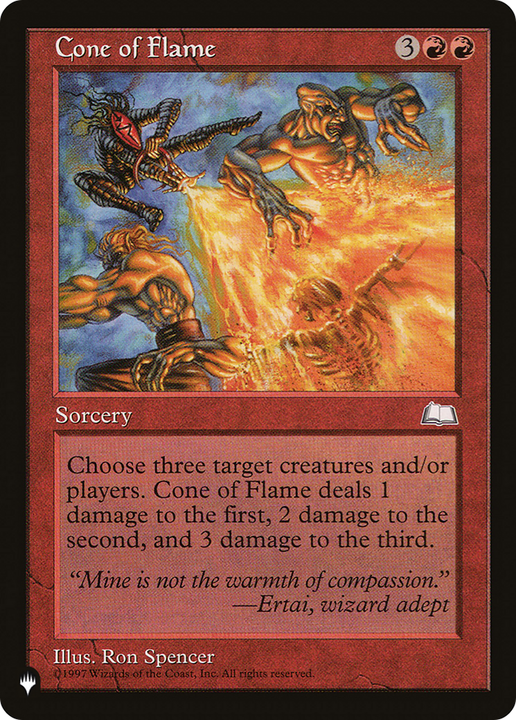 Cone of Flame [The List] | Cards and Coasters CA