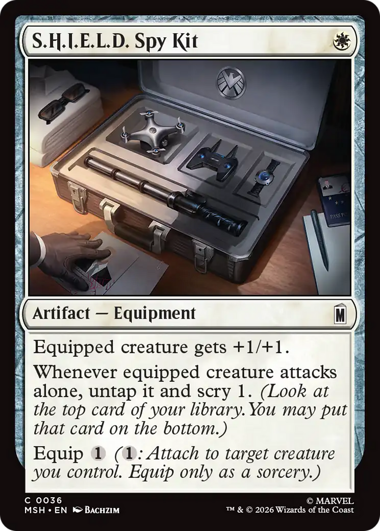 S.H.I.E.L.D. Spy Kit [Marvel Super Heroes] | Cards and Coasters CA