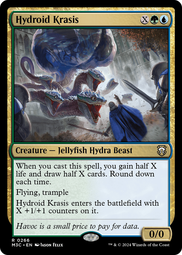 Hydroid Krasis (Ripple Foil) [Modern Horizons 3 Commander] | Cards and Coasters CA