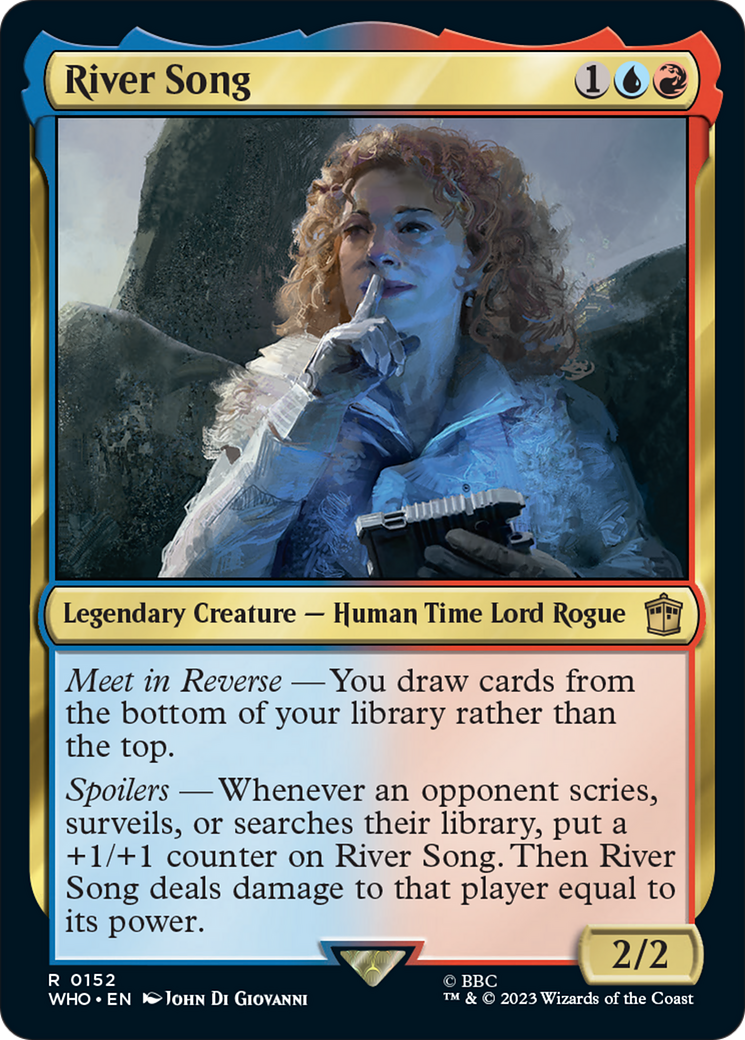 River Song [Doctor Who] | Cards and Coasters CA