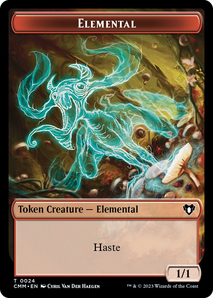 Elemental Token (24) [Commander Masters Tokens] | Cards and Coasters CA