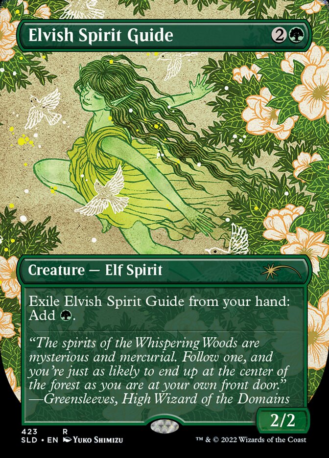 Elvish Spirit Guide (Borderless) [Secret Lair Drop Series] | Cards and Coasters CA