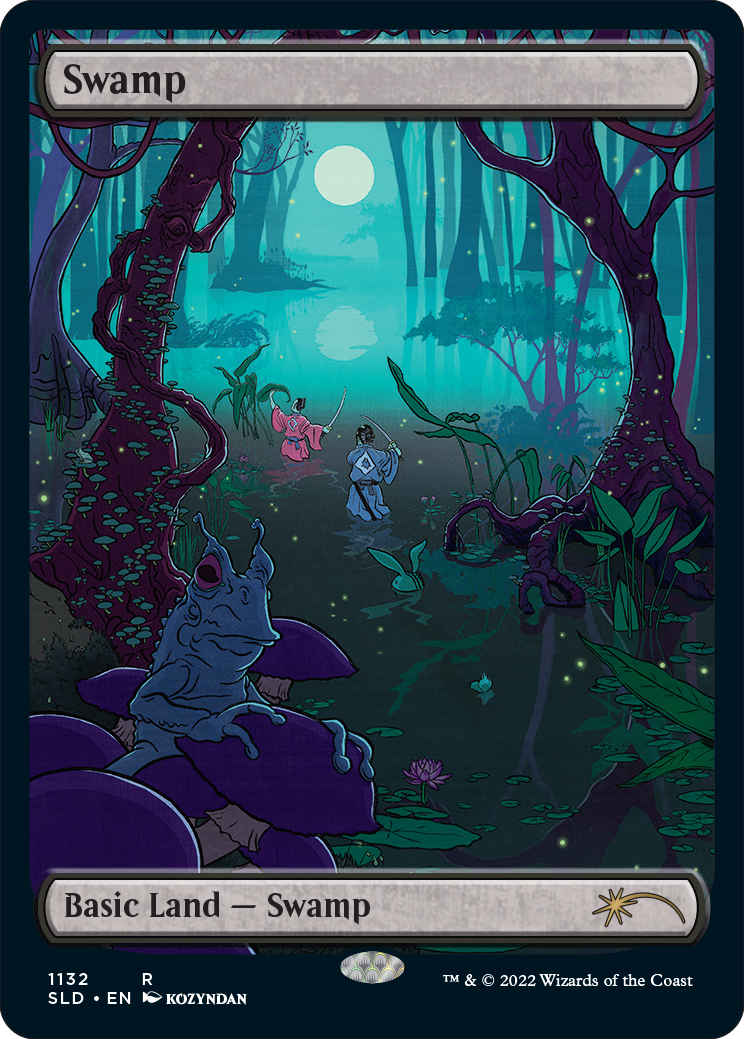 Swamp (1132) (Full-Art) [Secret Lair Drop Series] | Cards and Coasters CA