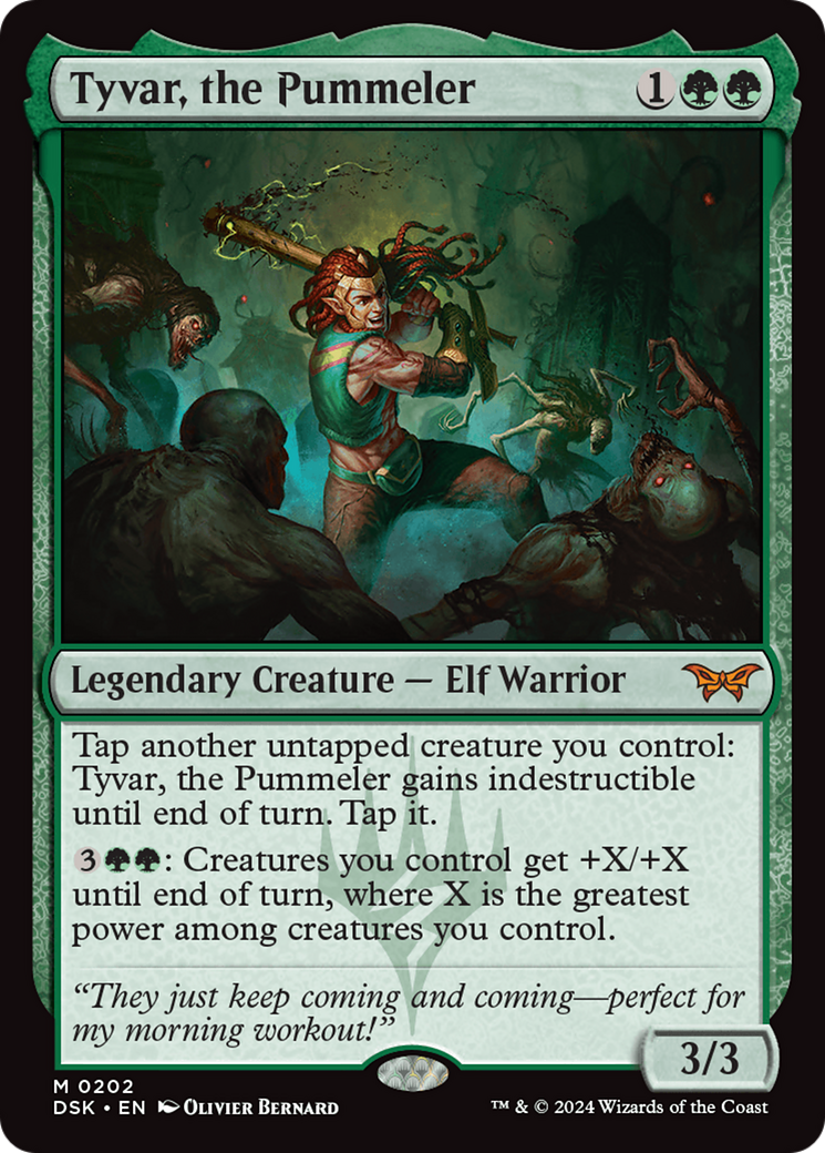 Tyvar, the Pummeler [Duskmourn: House of Horror] | Cards and Coasters CA