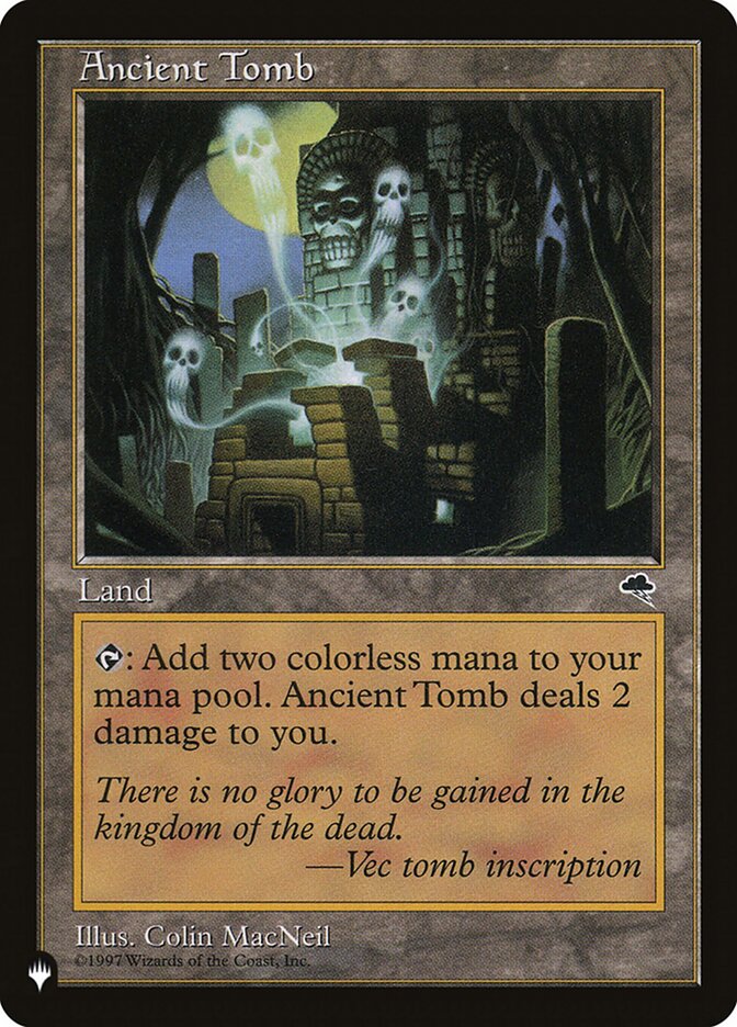 Ancient Tomb [The List] | Cards and Coasters CA