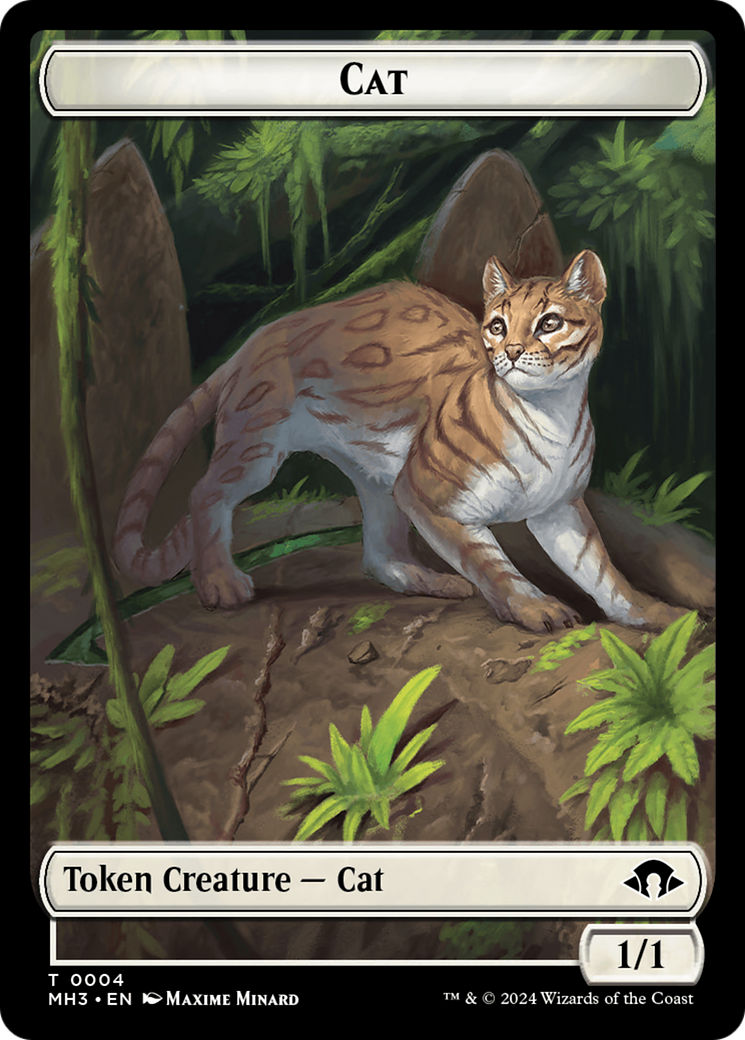 Cat Token [Modern Horizons 3 Tokens] | Cards and Coasters CA