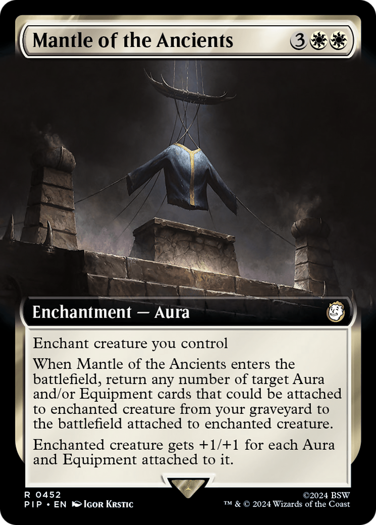 Mantle of the Ancients (Extended Art) [Fallout] | Cards and Coasters CA
