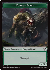 Goat // Fungus Beast Double-Sided Token [Secrets of Strixhaven Commander Tokens] | Cards and Coasters CA
