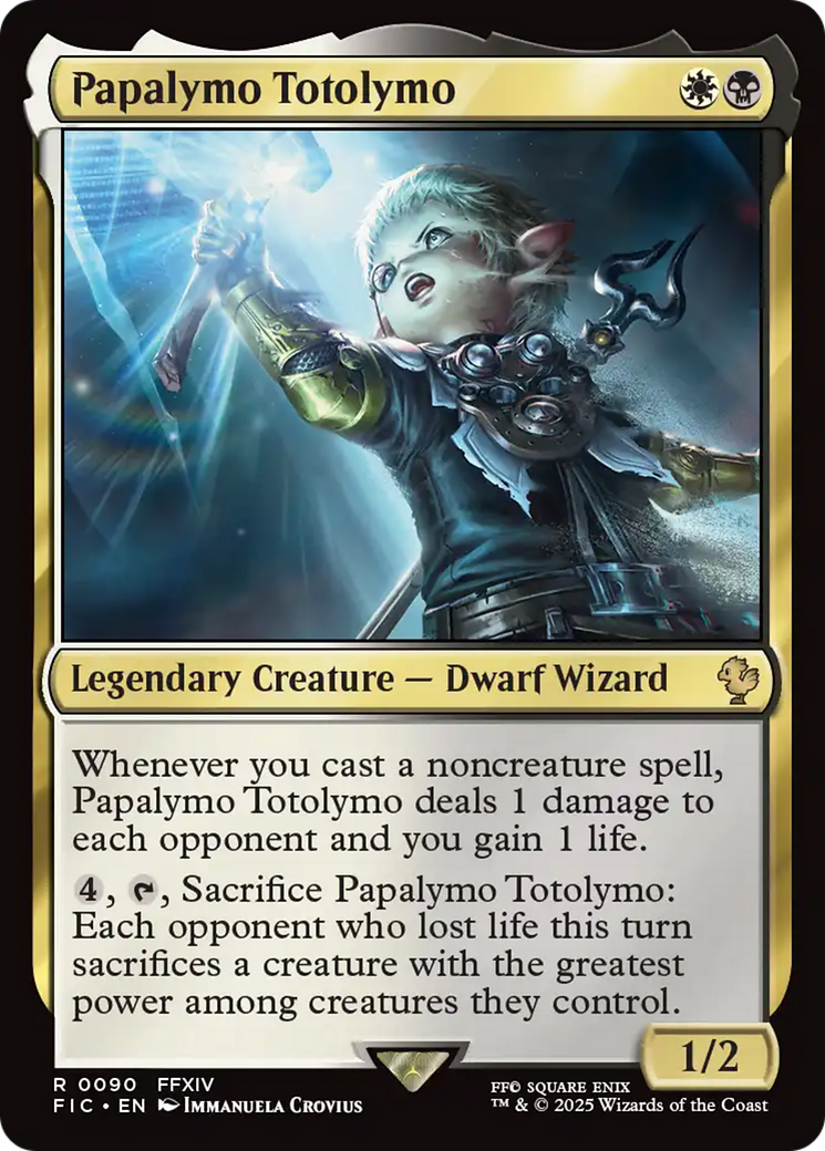 Papalymo Totolymo [FINAL FANTASY Commander] | Cards and Coasters CA
