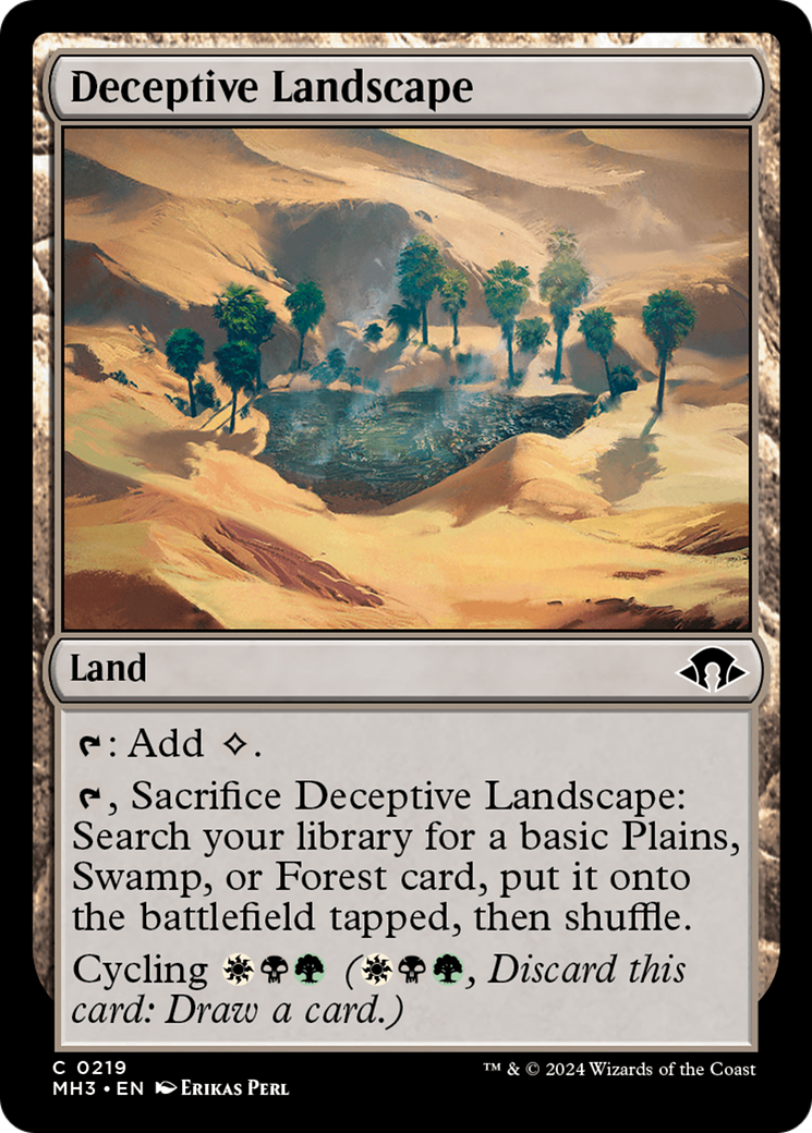 Deceptive Landscape [Modern Horizons 3] | Cards and Coasters CA