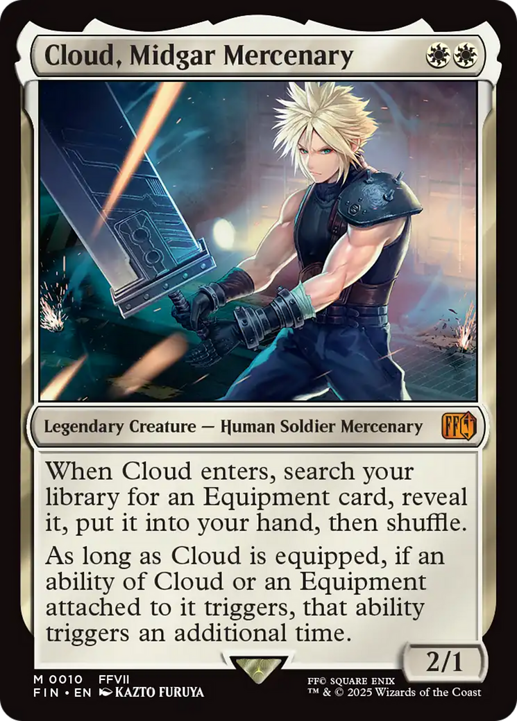 Cloud, Midgar Mercenary [FINAL FANTASY] | Cards and Coasters CA