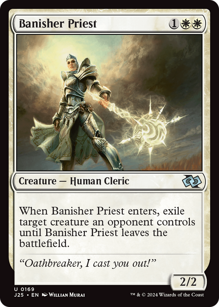 Banisher Priest [Foundations Jumpstart] | Cards and Coasters CA