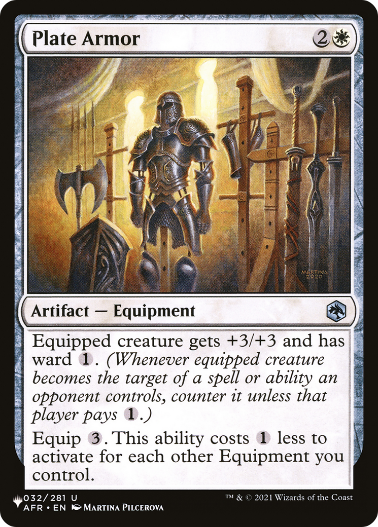 Plate Armor [The List Reprints] | Cards and Coasters CA