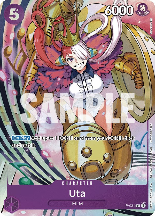 Uta (Event Pack Vol. 1) [One Piece Promotion Cards] | Cards and Coasters CA