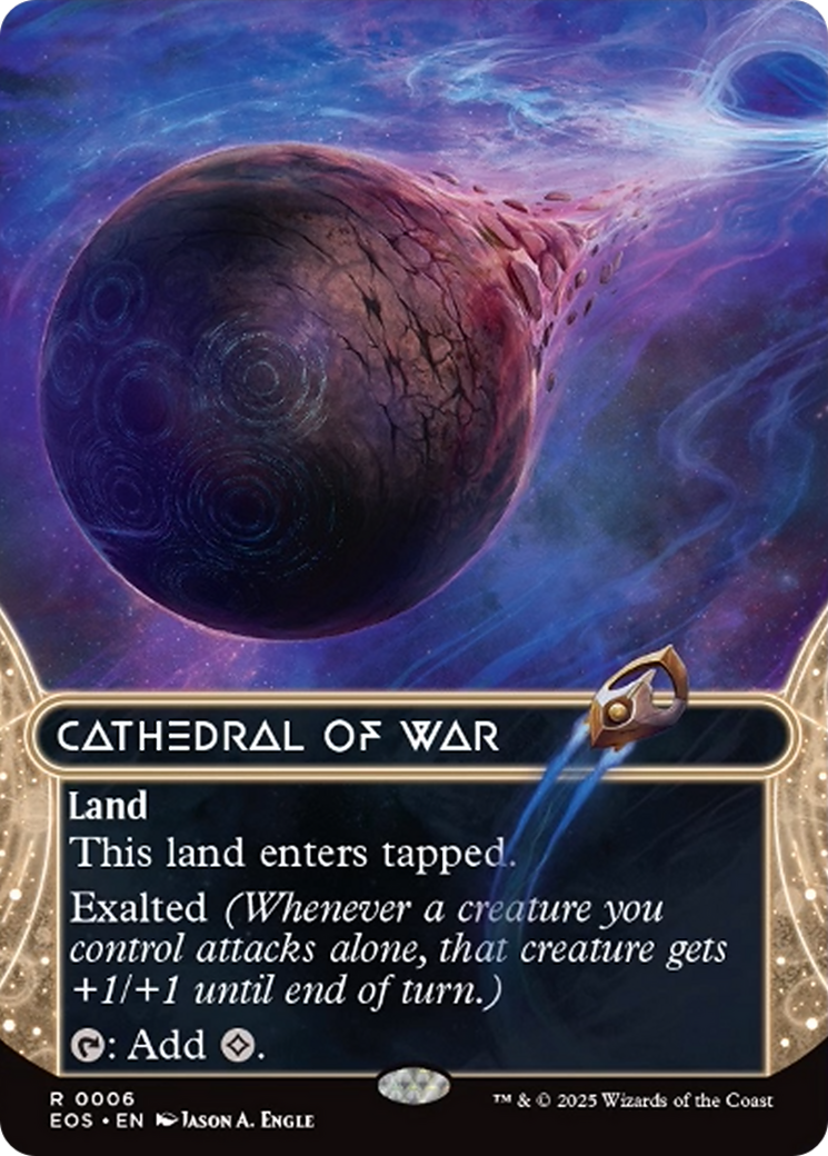 Cathedral of War (0006) (Borderless) [Edge of Eternities: Stellar Sights] | Cards and Coasters CA