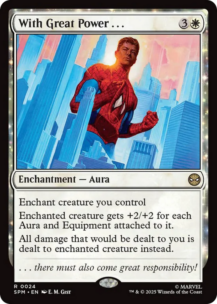 With Great Power... [Marvel's Spider-Man] | Cards and Coasters CA