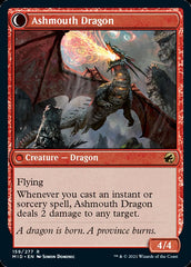 Smoldering Egg // Ashmouth Dragon [Innistrad: Midnight Hunt] | Cards and Coasters CA
