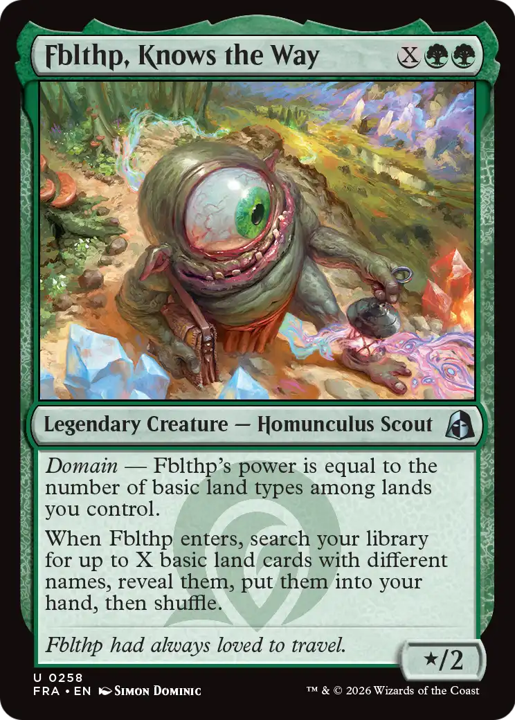 Fblthp, Knows the Way [Reality Fracture] | Cards and Coasters CA
