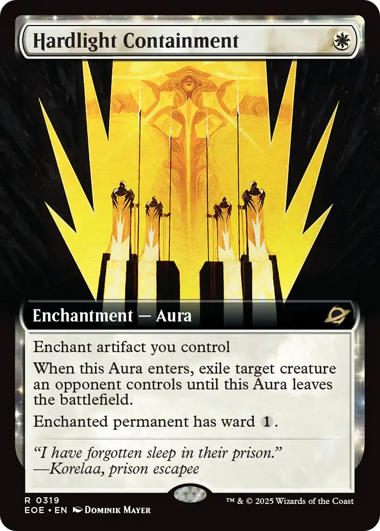 Hardlight Containment (Extended Art) [Edge of Eternities] | Cards and Coasters CA