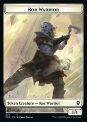 Kor Warrior // Angel Warrior Double-Sided Token [Commander Legends: Battle for Baldur's Gate Tokens] | Cards and Coasters CA