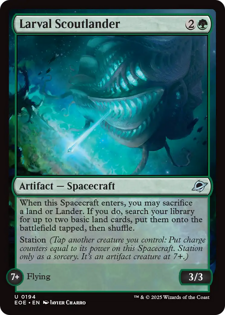 Larval Scoutlander [Edge of Eternities] | Cards and Coasters CA