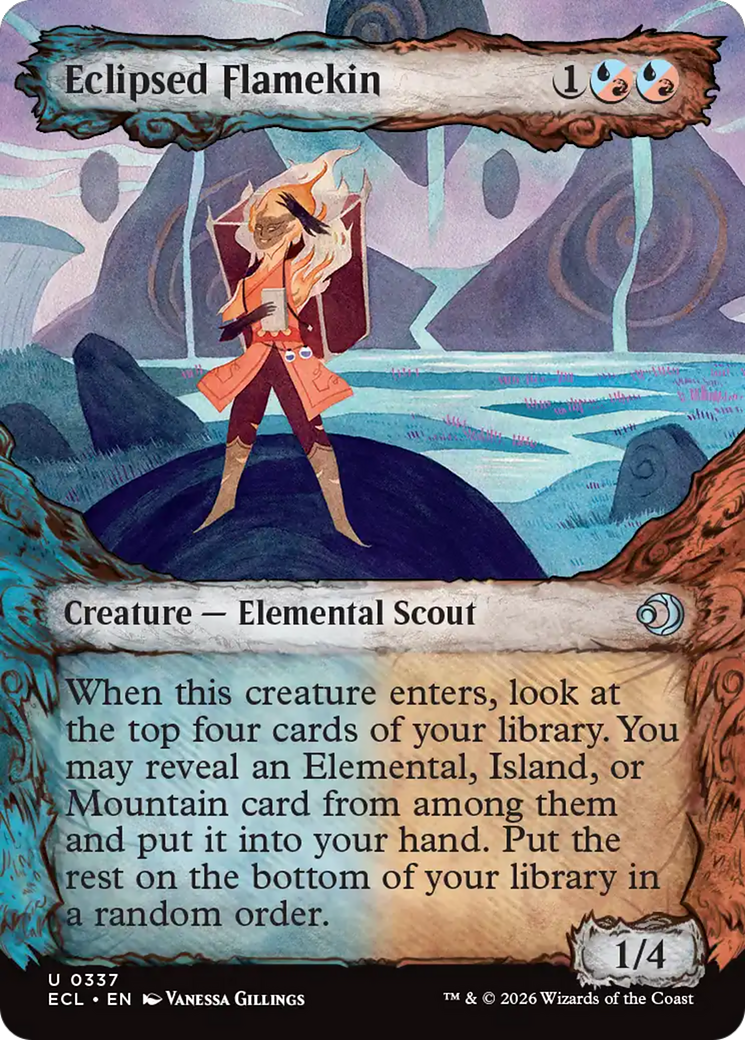 Eclipsed Flamekin (Showcase) [Lorwyn Eclipsed] | Cards and Coasters CA
