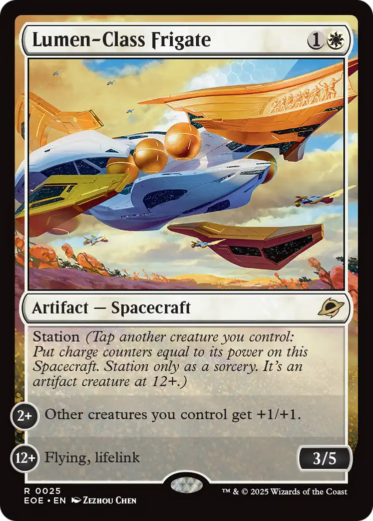 Lumen-Class Frigate [Edge of Eternities] | Cards and Coasters CA