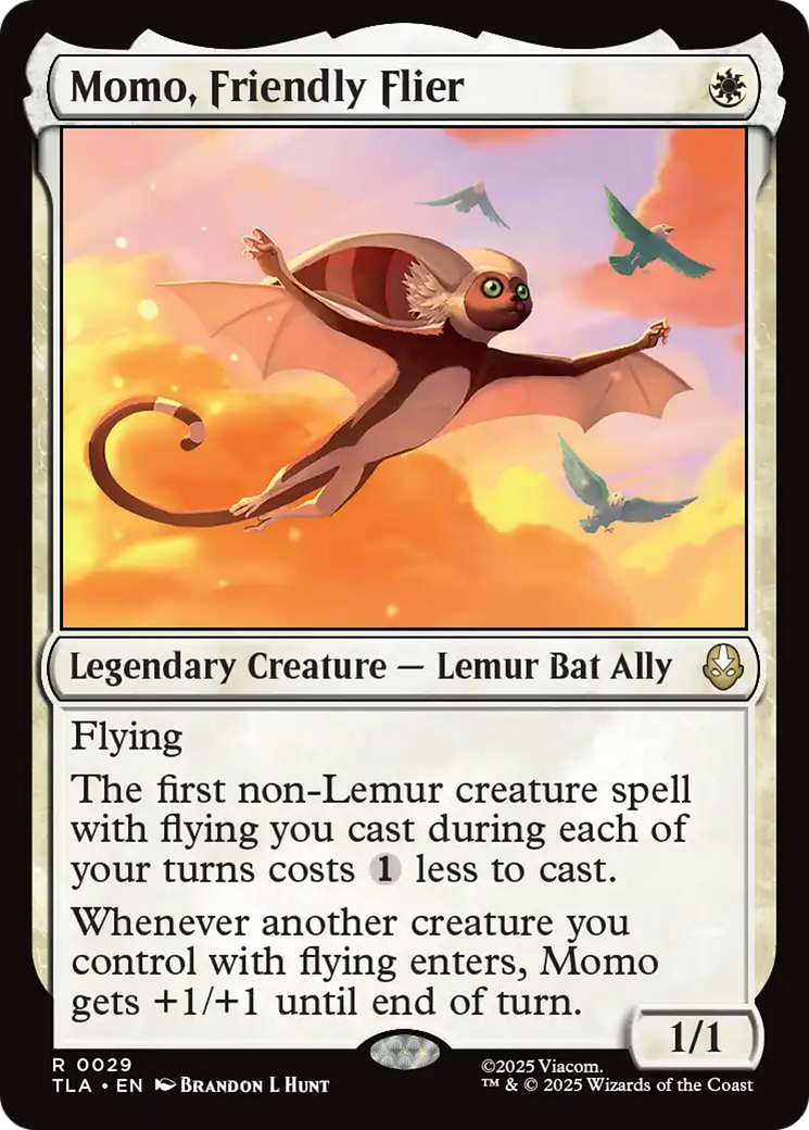 Momo, Friendly Flier [Avatar: The Last Airbender] | Cards and Coasters CA