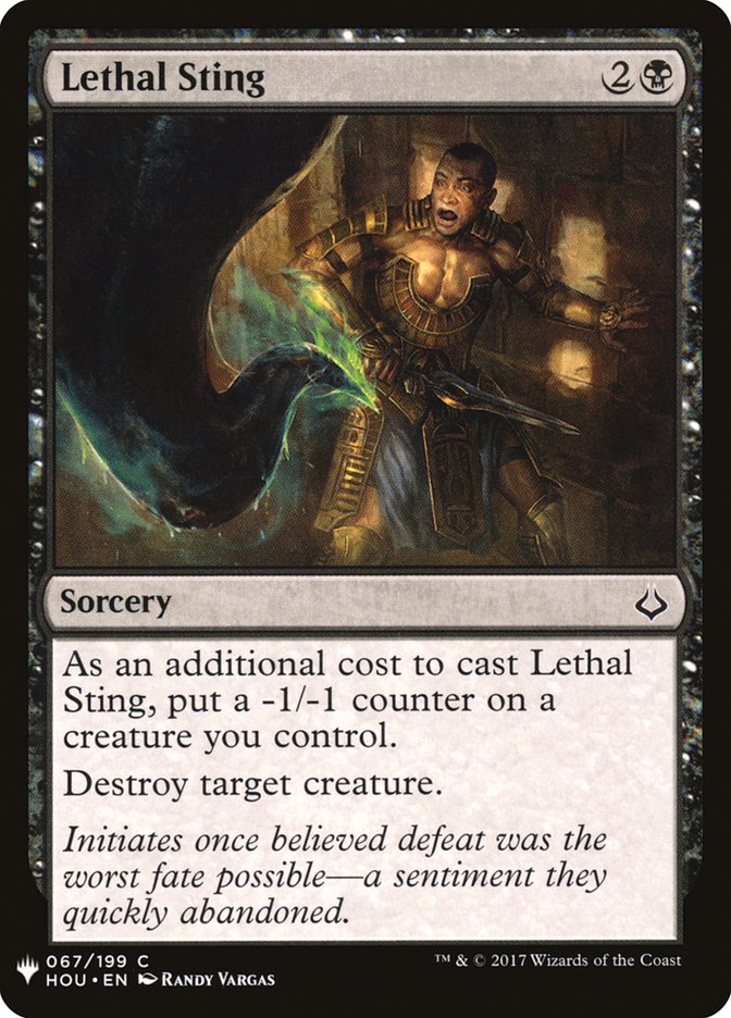 Lethal Sting [Mystery Booster] | Cards and Coasters CA