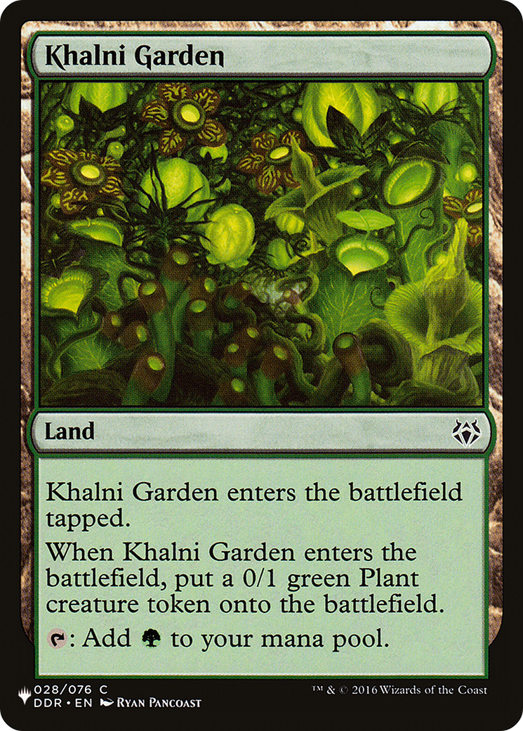 Khalni Garden [The List Reprints] | Cards and Coasters CA