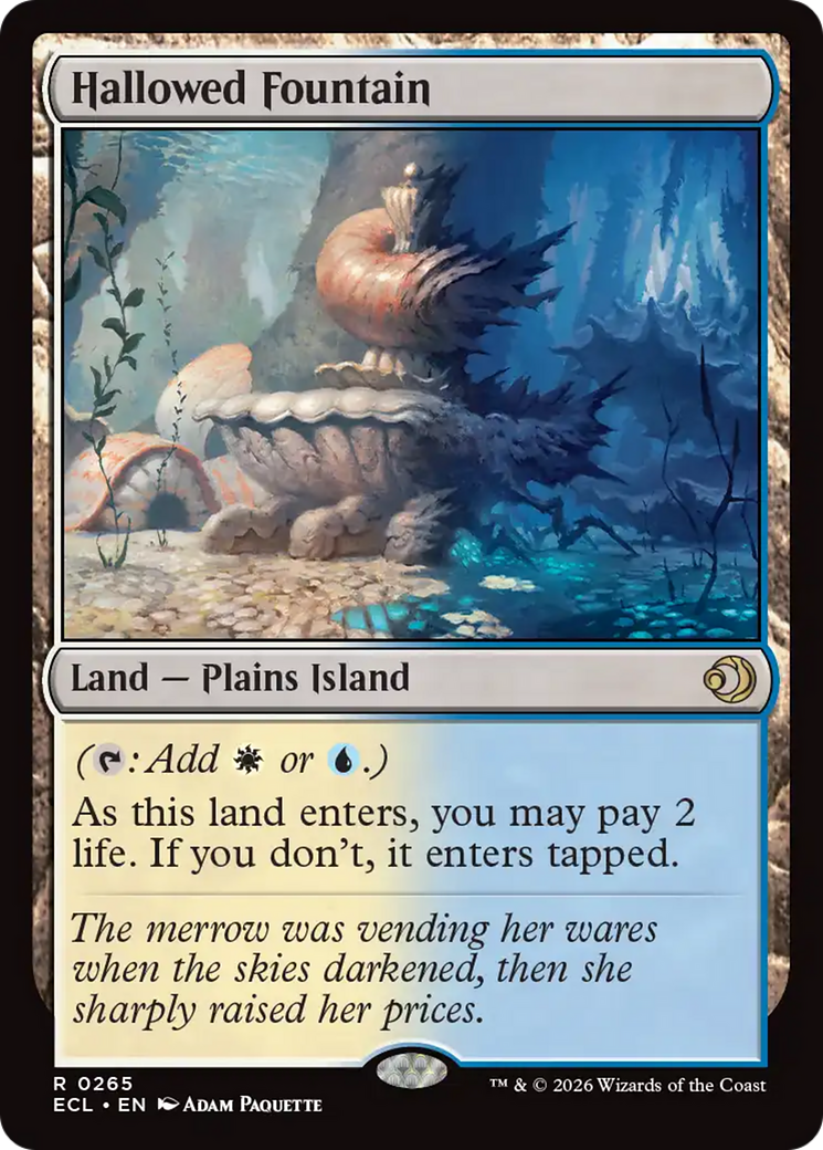 Hallowed Fountain [Lorwyn Eclipsed] | Cards and Coasters CA