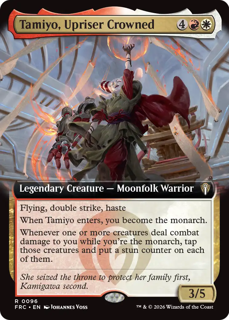 Tamiyo, Upriser Crowned (Extended Art) [Reality Fracture Commander] | Cards and Coasters CA