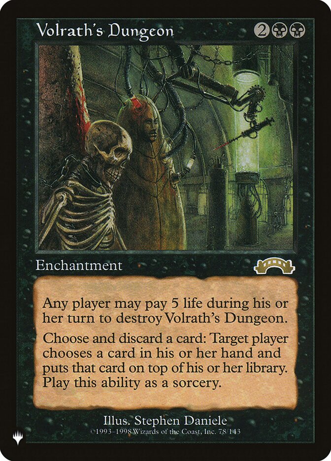 Volrath's Dungeon [The List] | Cards and Coasters CA