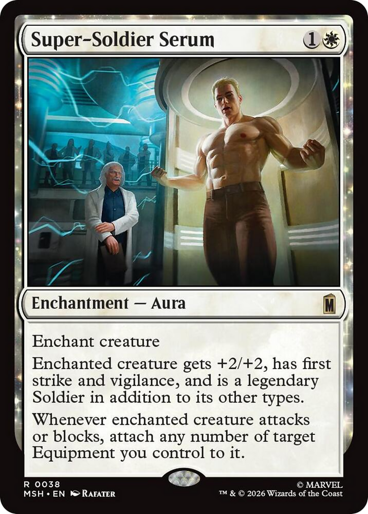 Super-Soldier Serum [Marvel Super Heroes] | Cards and Coasters CA