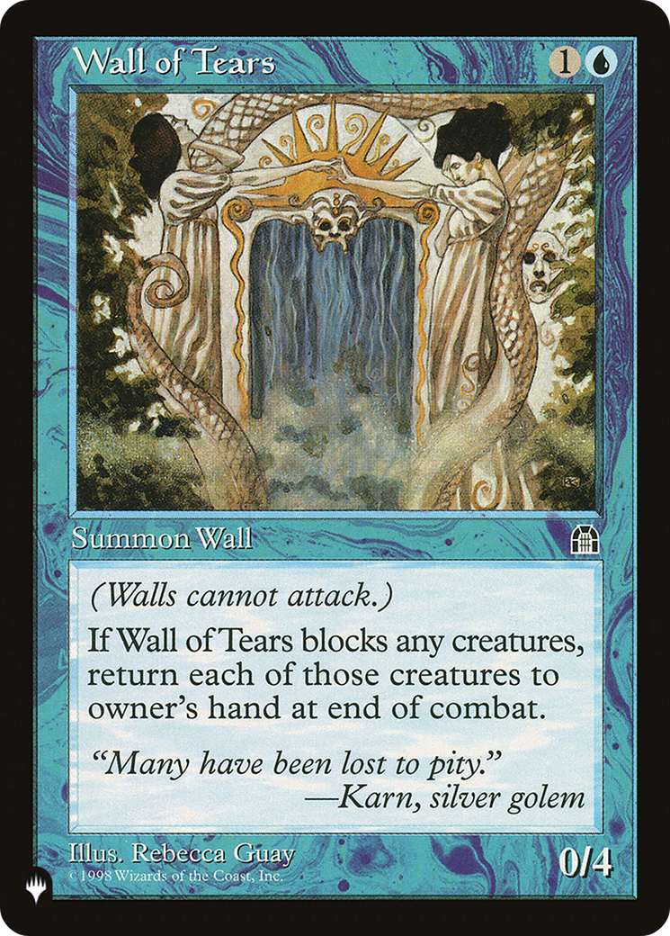 Wall of Tears [The List] | Cards and Coasters CA