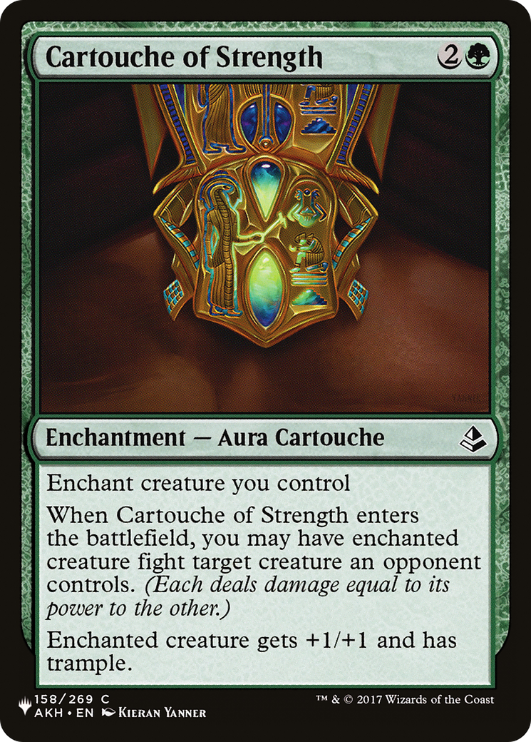 Cartouche of Strength [The List Reprints] | Cards and Coasters CA