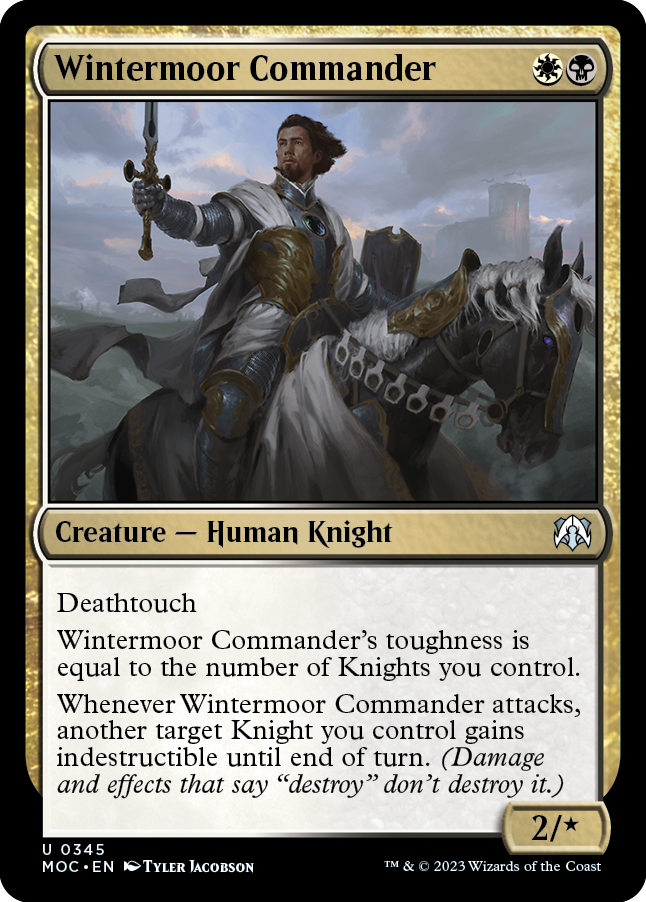 Wintermoor Commander [March of the Machine Commander] | Cards and Coasters CA