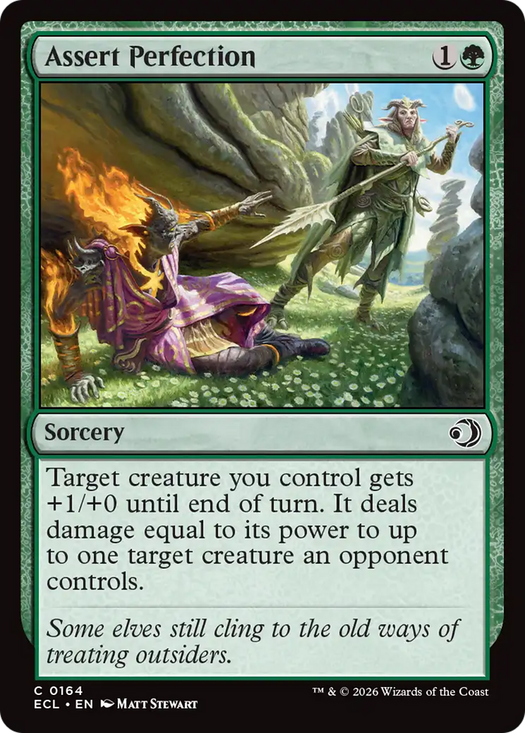 Assert Perfection [Lorwyn Eclipsed] | Cards and Coasters CA