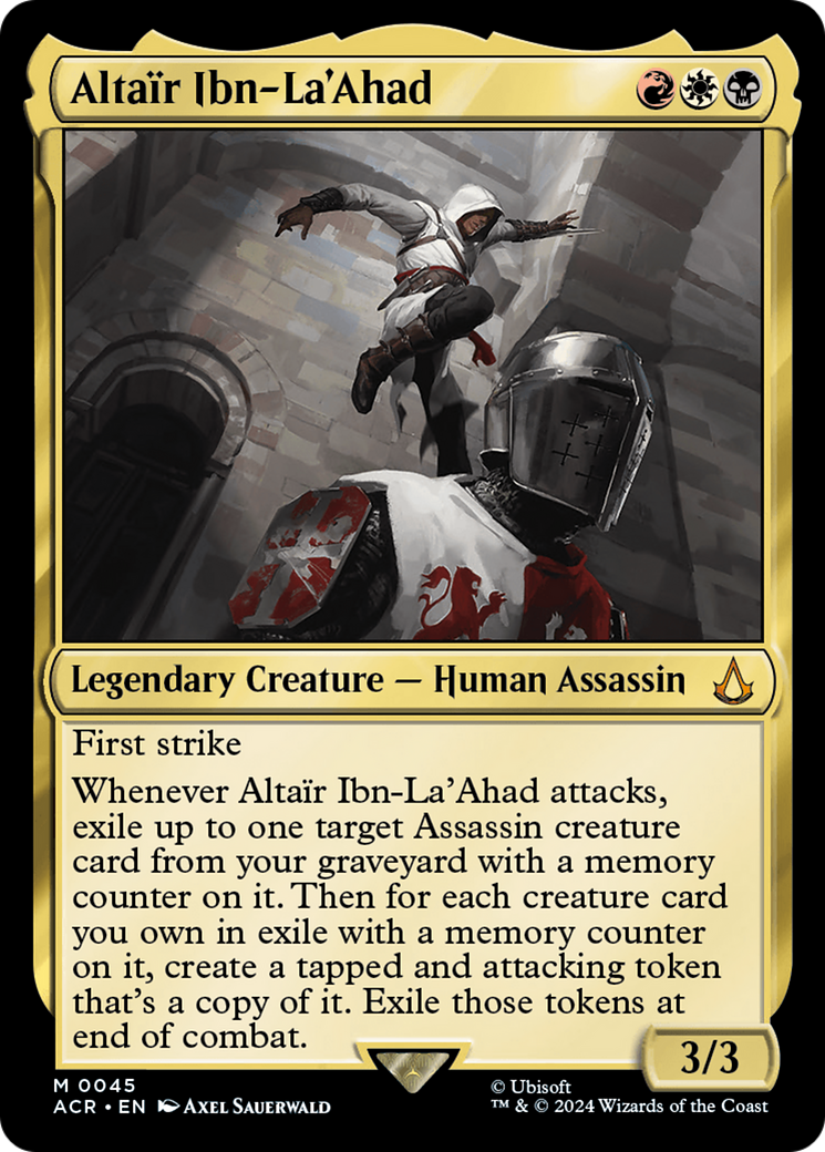 Altair Ibn-La'Ahad [Assassin's Creed] | Cards and Coasters CA