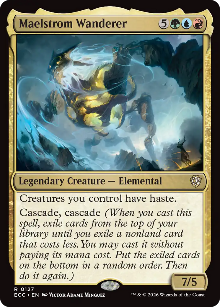 Maelstrom Wanderer [Lorwyn Eclipsed Commander] | Cards and Coasters CA
